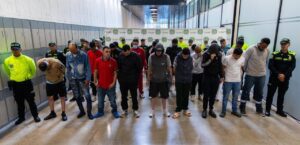 Operativo de la Policía en Fontibón durante acciones de seguridad en 2026