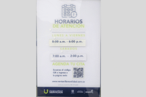 horarios ventanilla única movilidad Fontibón Bogotá