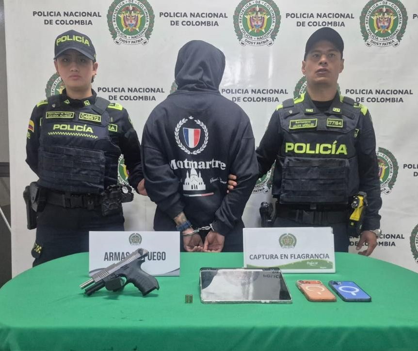 Captura de presunto delincuente por hurto armado en el sector de Hayuelos en Fontibón