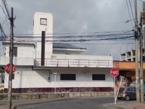 Estación del ferrocarril de Fontibón durante actividades de recuperación del patrimonio y celebración de los 432 años de la localidad