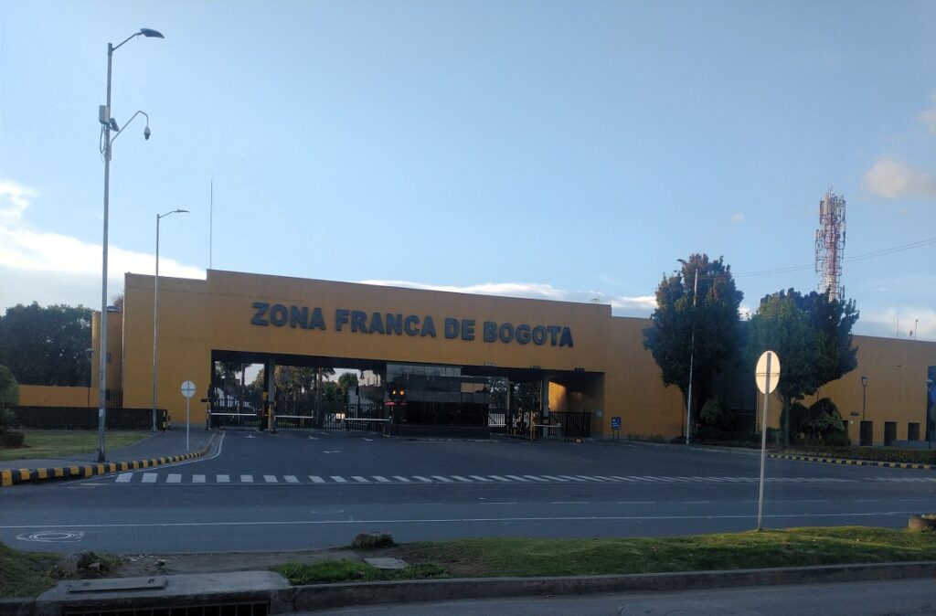 Zona Franca de Bogotá, uno de los principales nodos logísticos e industriales de Colombia, ubicada en Fontibón.