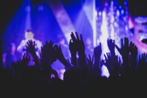 Público durante un concierto en Bogotá