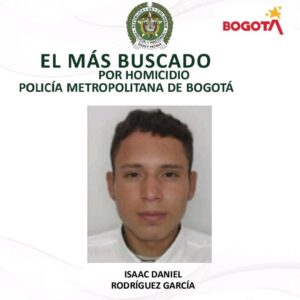 Policía Metropolitana de Bogotá durante operativos contra el homicidio.