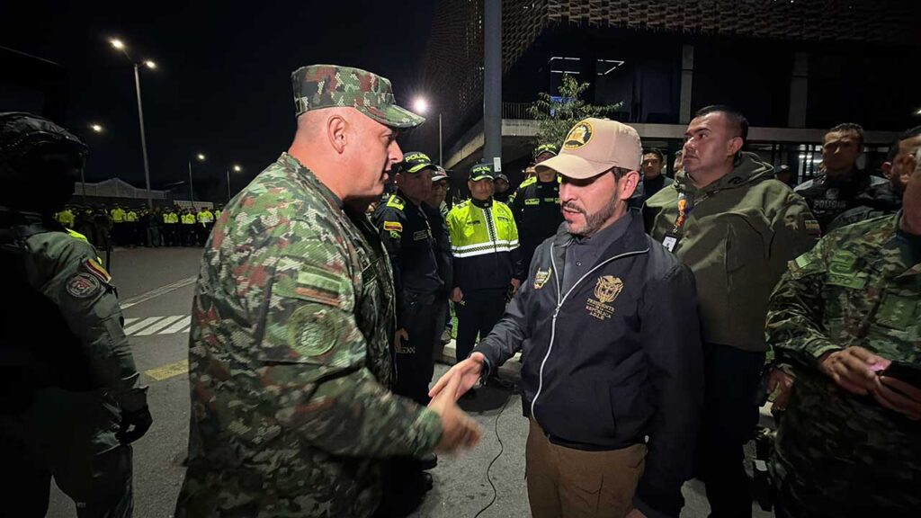 Operativo de seguridad de las autoridades en Bogotá contra estructuras delincuenciales